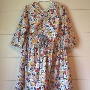 Pink Chicken Girls Floral Dress 7